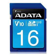 Memoria Sd Adata 16 Gb V10 HD Clase 10 Azul