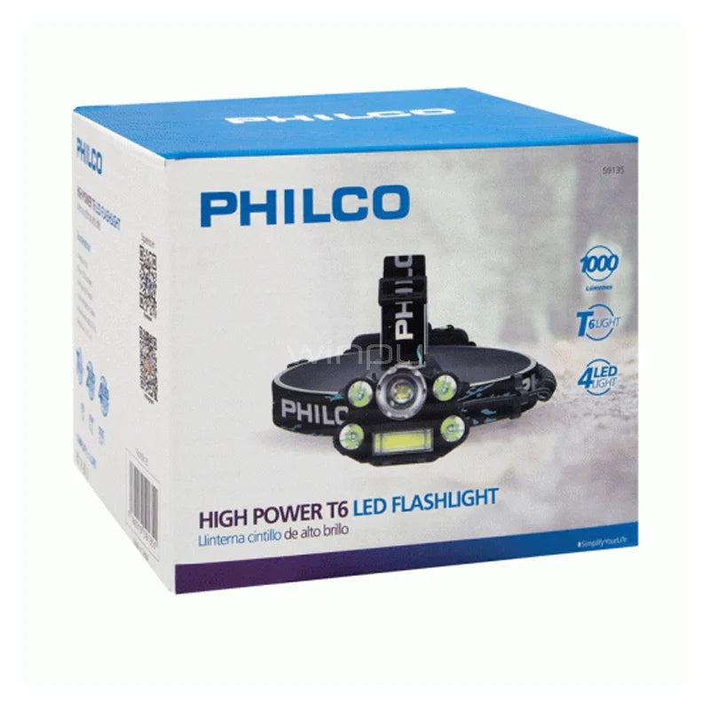 Linterna Cintillo 6 Focos PHILCO