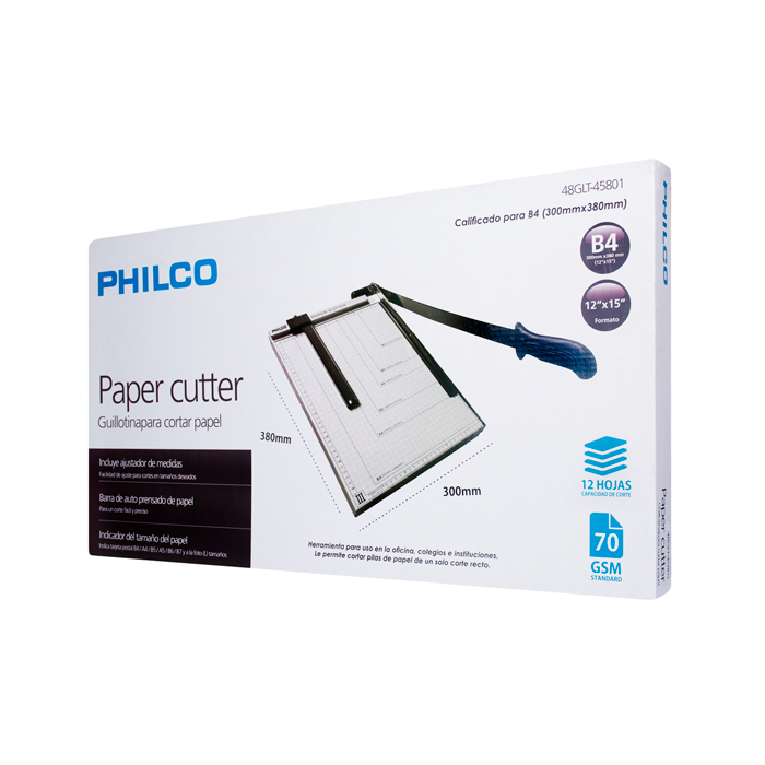 Guillotina Corta Papel  12¨X 15" PHILCO