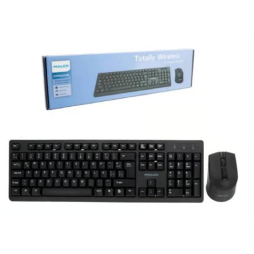 Kit Teclado + Mouse Inalámbricos Philco Negro 29PPR6354K