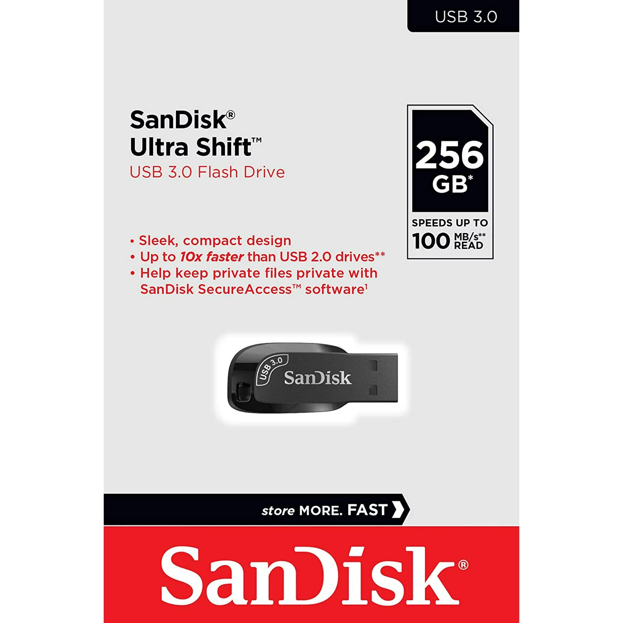 Pendrive 256GB USB 3.0 Ultra Shift  SanDisk