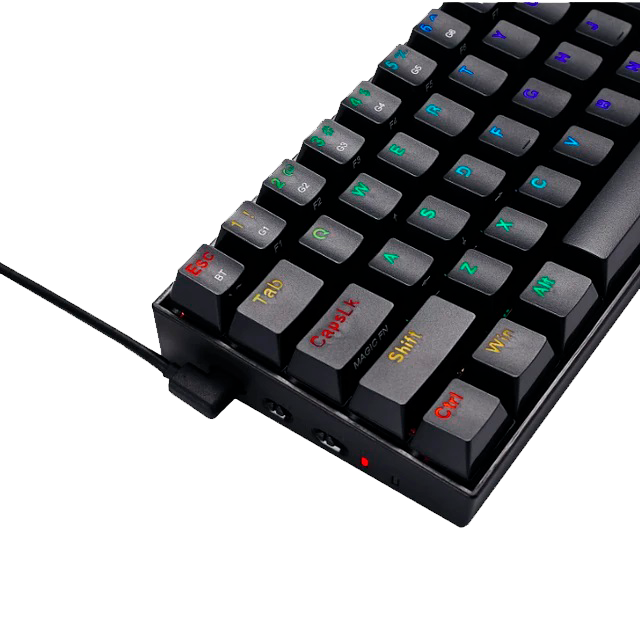 Teclado Gamer Mecánico Draconic RGB Black K530-RGB Switch Brown