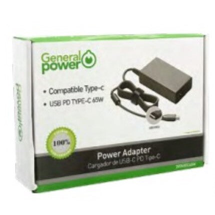 Cargador Para Notebook Universal USB-C PD 65W General Power