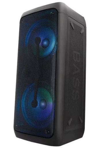 Parlante Karaoke Monster Audio 849BK TWS Bluetooth LED Multicolor Negro