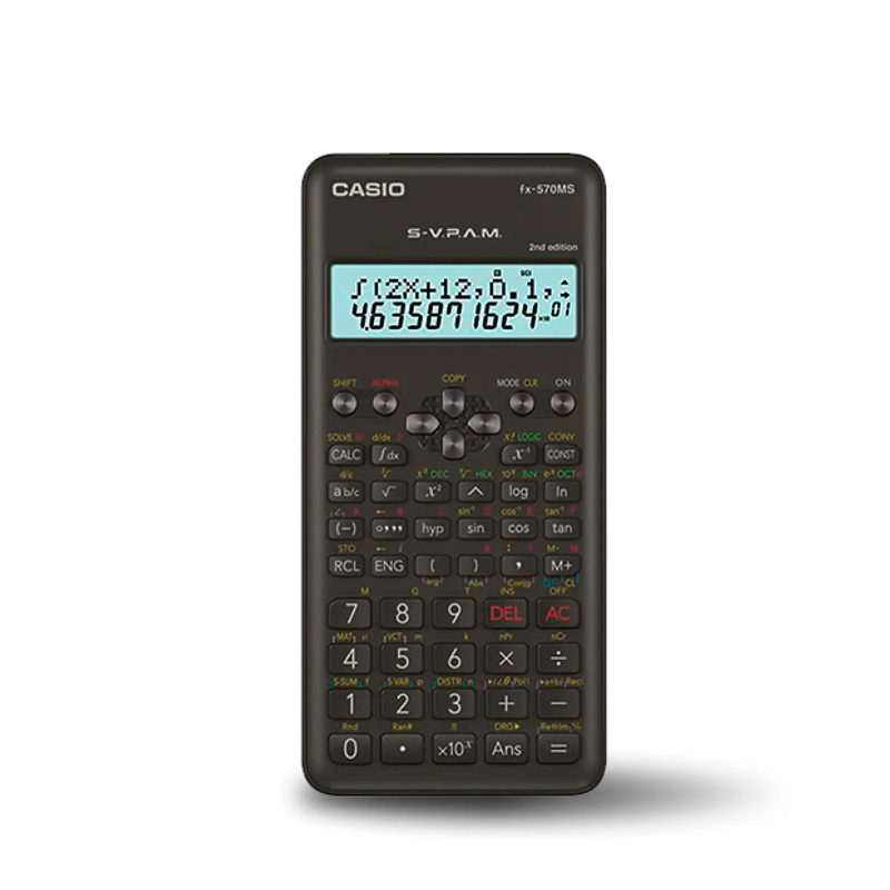 Calculadora Científica Casio FX-570MS-2 Black
