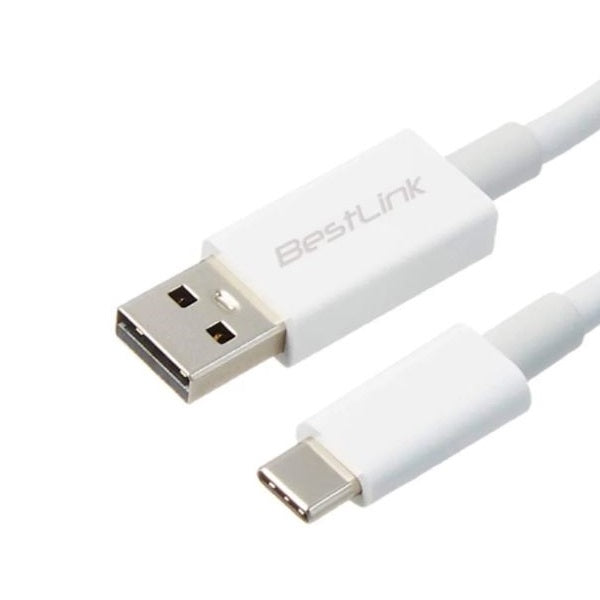 Cable Cargador USB -C 1M 2.4A Blanco BL-CH0600W BESTLINK
