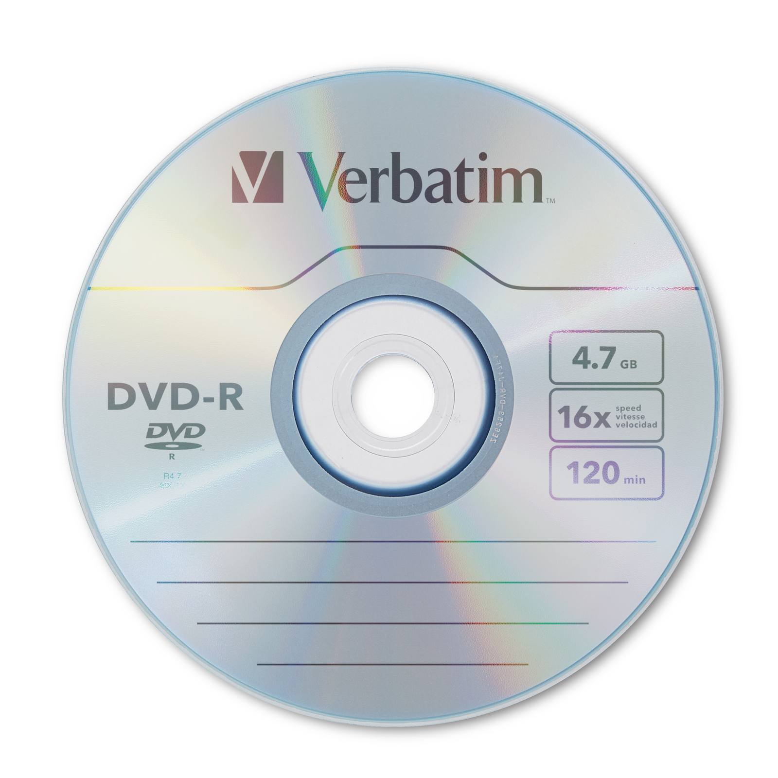 DVD-R 4.7 GB 16X VERBATIM 50 Unidades