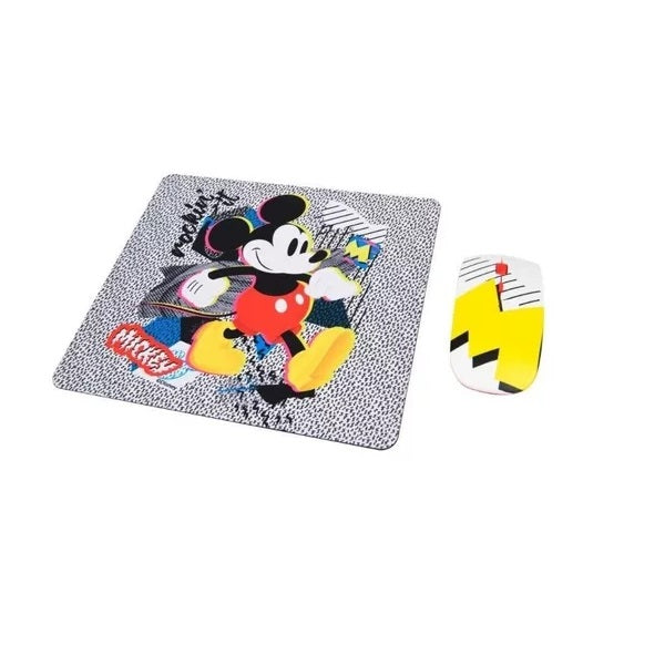 Kit Mouse Wireless + Mouse Pad Mickey Rockin iT