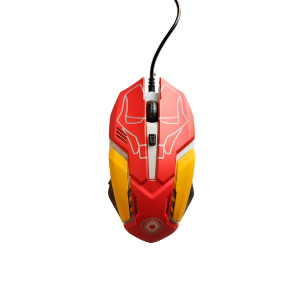 Kit 3 en 1 Marvel Iron Man, Mouse + Teclado + Audífonos