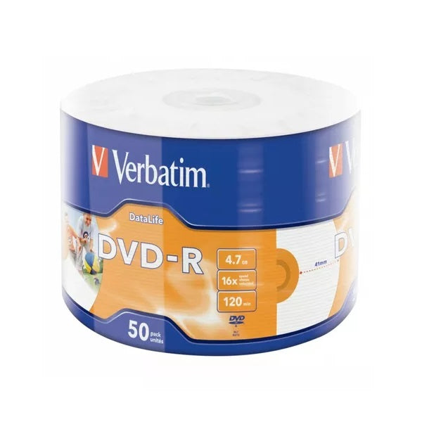 DVD-R 4.7 GB 16X VERBATIM 50 Unidades