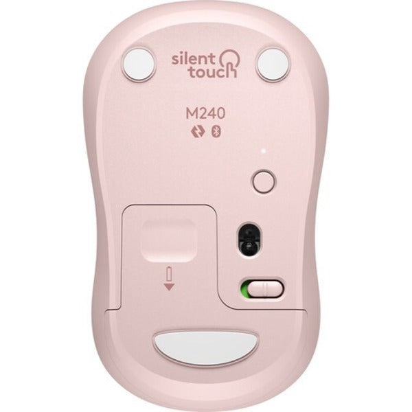 Mouse Logitech M240 Pink Silent Touch