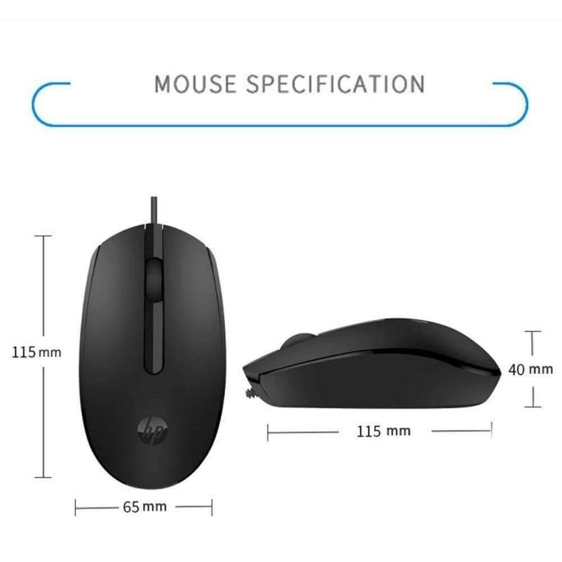 Mouse Alámbrico HP M10 Negro