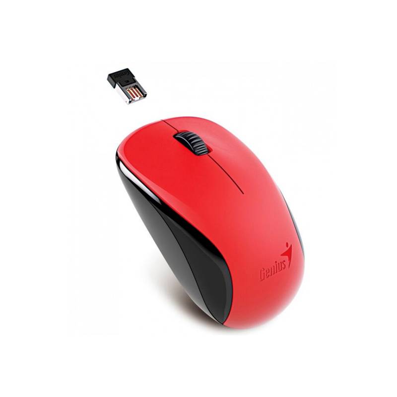 Mouse Inalámbrico Genius NX-7000 Red