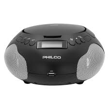 Radio Boombox Mp3 Stereo Sound CD ID PJB1007Bk