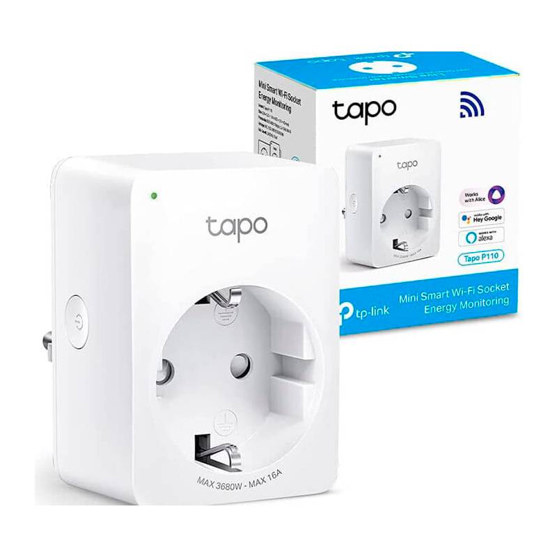 Enchufe Wi-Fi Medidor Consumo Tapo P110