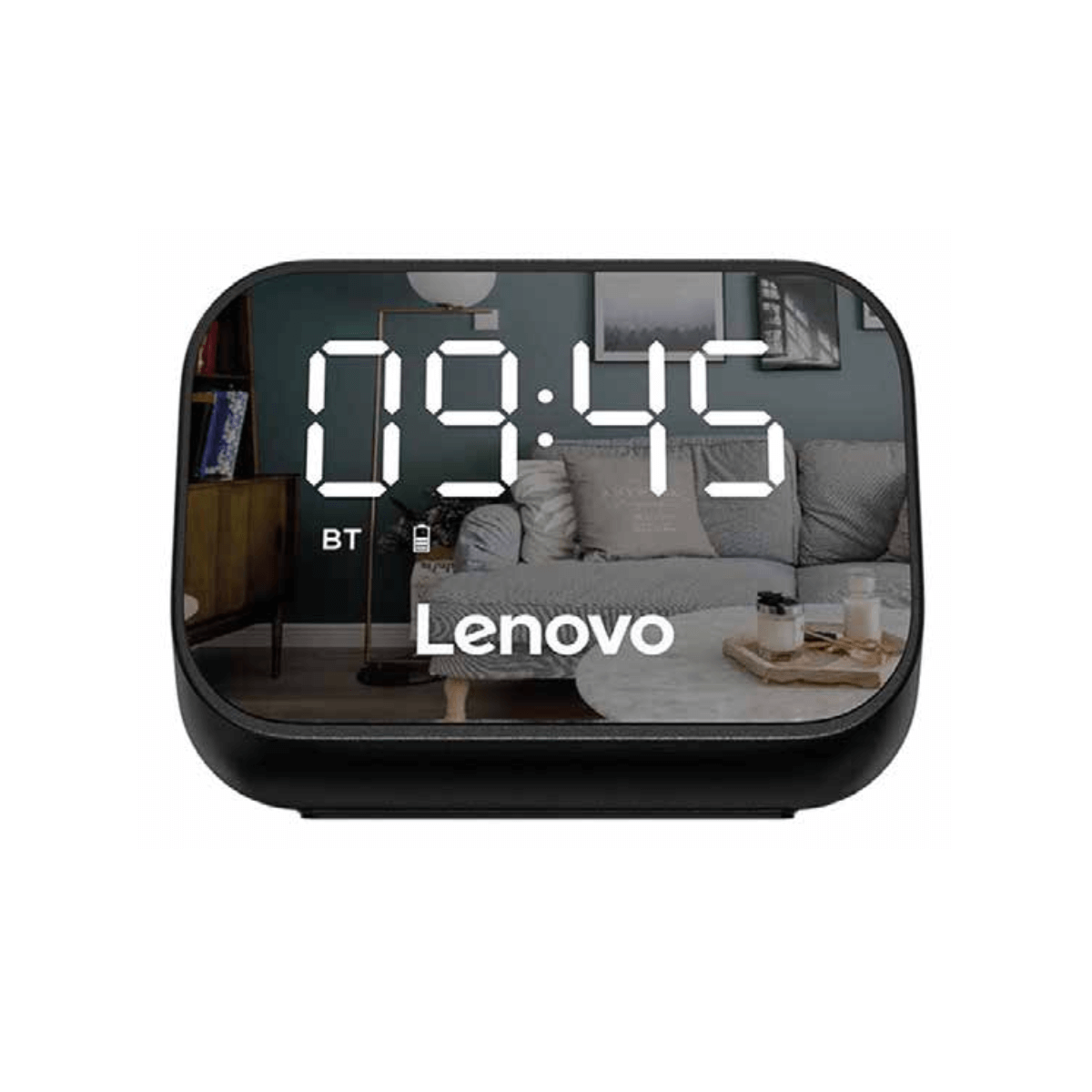 Parlante Bluetooth Lenovo TS13 Reloj Despertador Digital Black