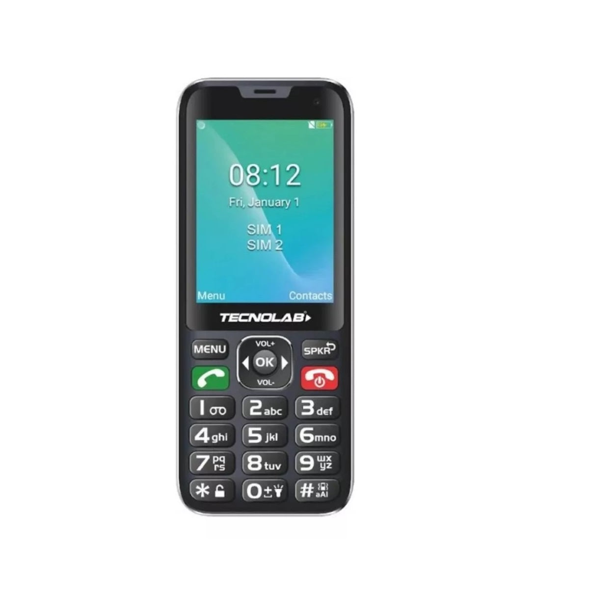 Celular Senior Phone 4G Tl487 Blue Tecnolab