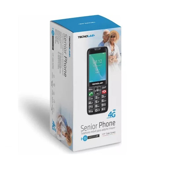 Celular Senior Phone  4G Tl487bk  Tecnolab Red