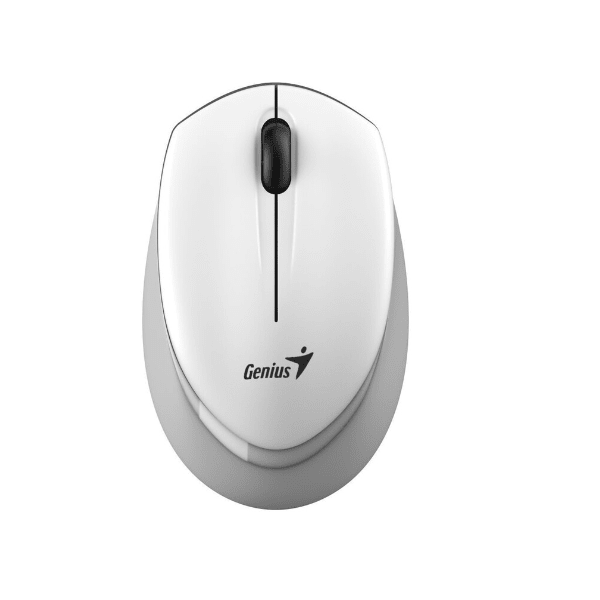Mouse Inalámbrico NX-7009 White-Grey Ergonómico Genius