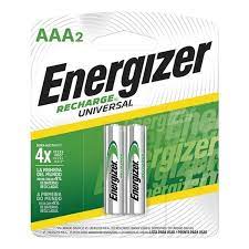 Pack Pilas Recargables AAA 2 Energizer 700 mAh