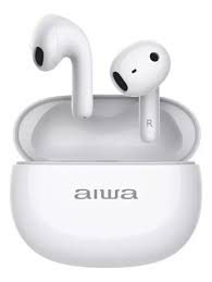 Audífonos Inalámbricos Aiwa AWTWSD5W, True Wireless, In-Ear, Bluetooth, Blanco
