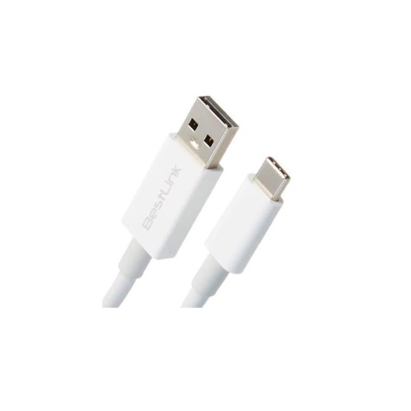 Cable Cargador USB -C 1M 2.4A Blanco BL-CH0600W BESTLINK