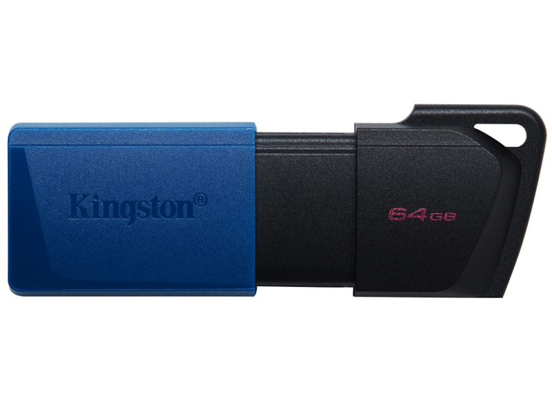 Pendrive Kingston unidad flash DataTraveler Exodia 64GB Black/ Blue, USB 3.2