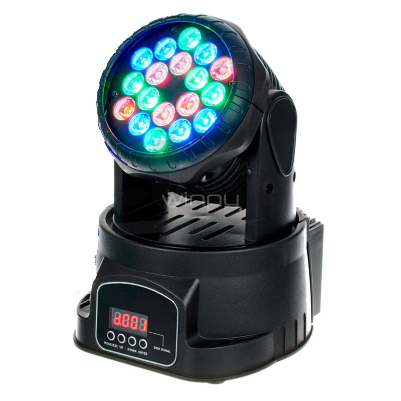 Cabeza Móvil Led DMX CM070 Rítmica 56W  DJ Power