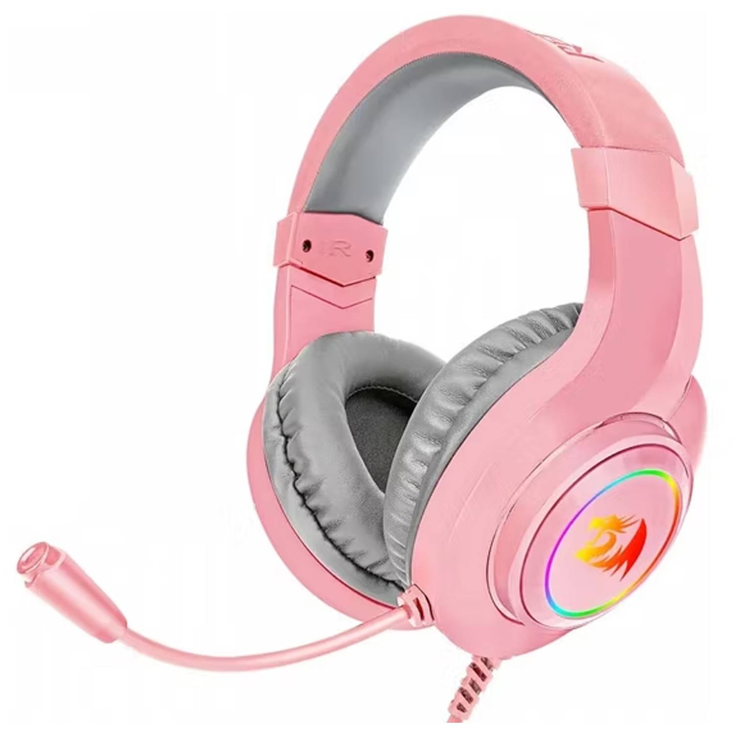 Audífonos Gamer Redragon Hylas H260 Rgb Pc Ps4 - Pink