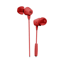 Audifonos JBL C50HI In ear con cable manos libres Rojo