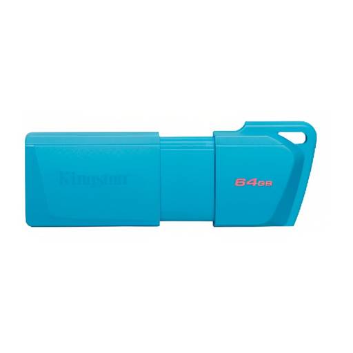 Pendrive Kingston Unidad Flash DataTraveler Exodia 64GB Neon Aqua Blue , USB 3.2