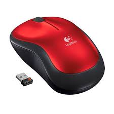 Mouse Inalámbrico Logitech M185 Red