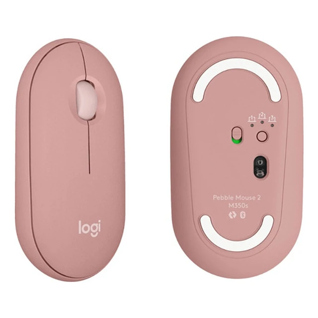 Mouse Inalámbrico Logitech Pebble 2 M350S Pink