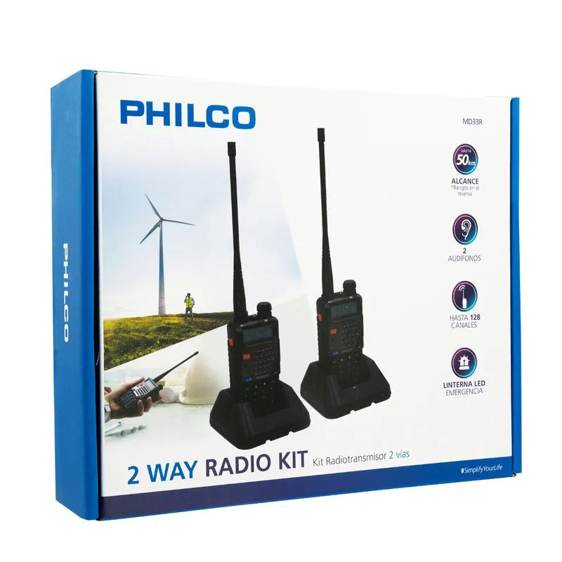 Kit 2 Radiotransmisores Portatiles Philco