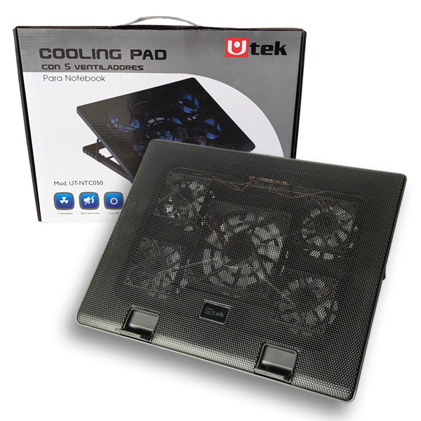 Cooler Para Notebook 12 -17″, 5 / Mod. UT-NTC050 UTEK