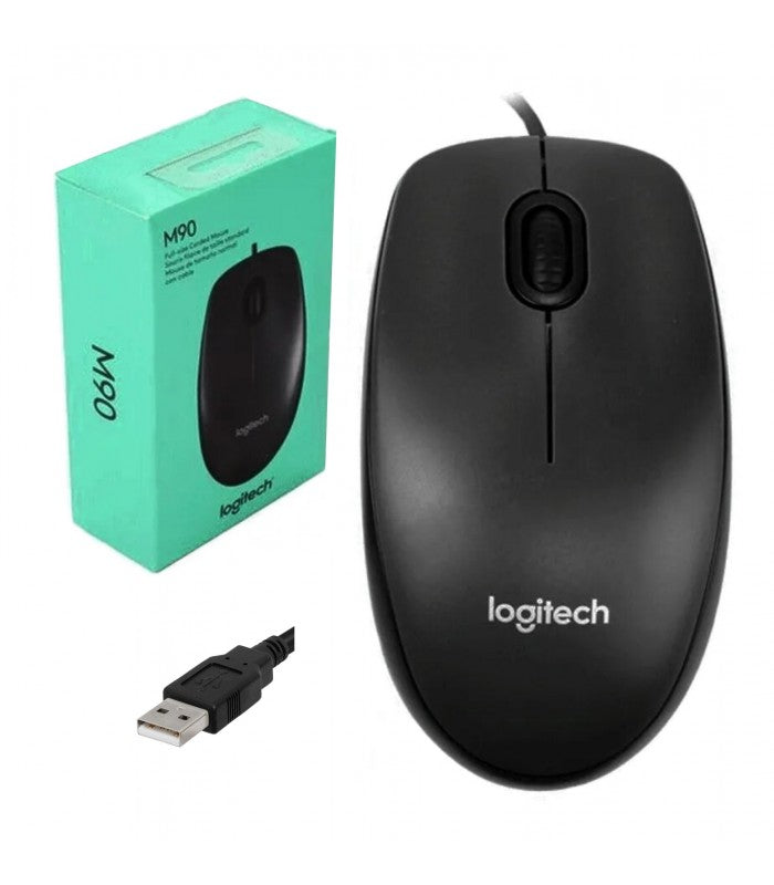 Mouse Logitech M90 1000 DPI USB Negro