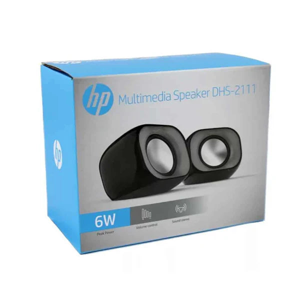 Parlantes HP Multimedia Para PC USB DHS-211 Black