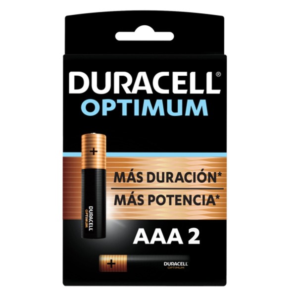 Pack Pilas AAA  1.5V Duracell Optimun