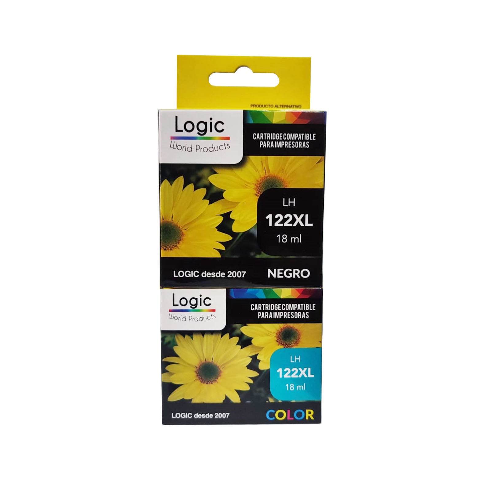 Pack Tinta Alternativa Logic H122 XL