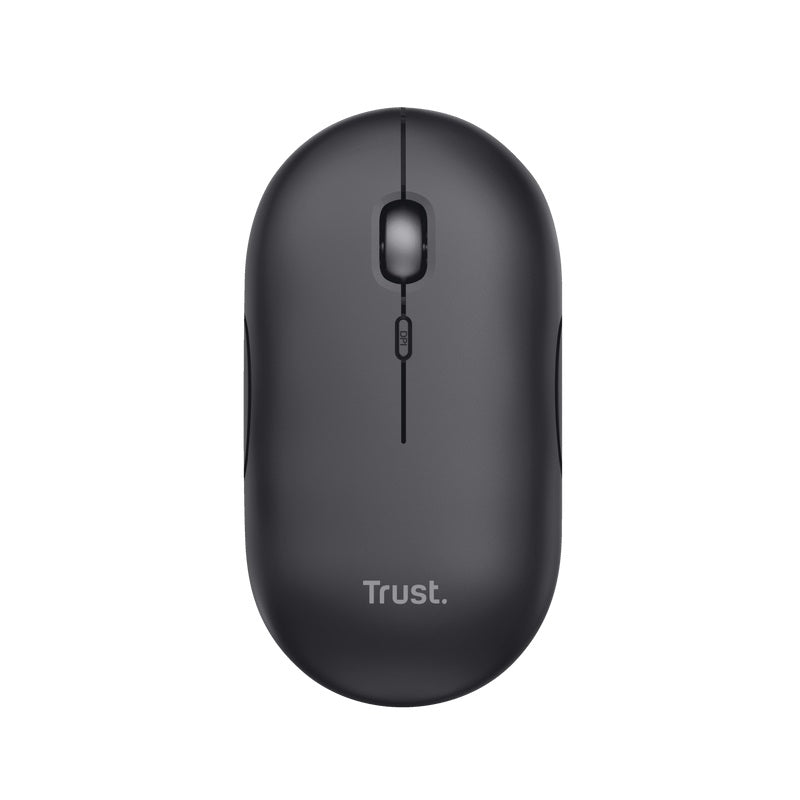 Mouse Trust Puck  WRL-BT Recargable Black