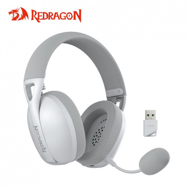 Audífono IRE H848G  White /gray Wireless Redragon