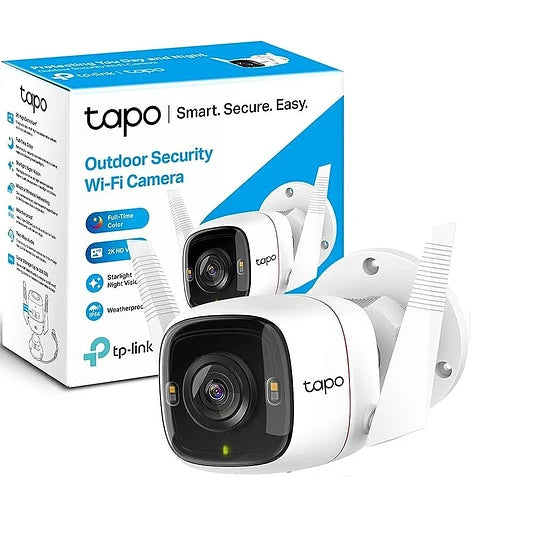 TAPO C320WS - Cámara de vigilancia wifi inalámbrica exterior 2K - Arteus