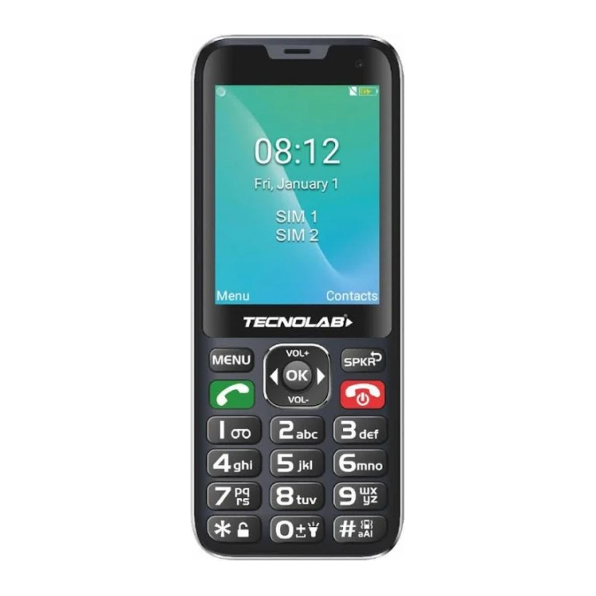 Celular Senior Phone  4G Tl487bk  Tecnolab Black