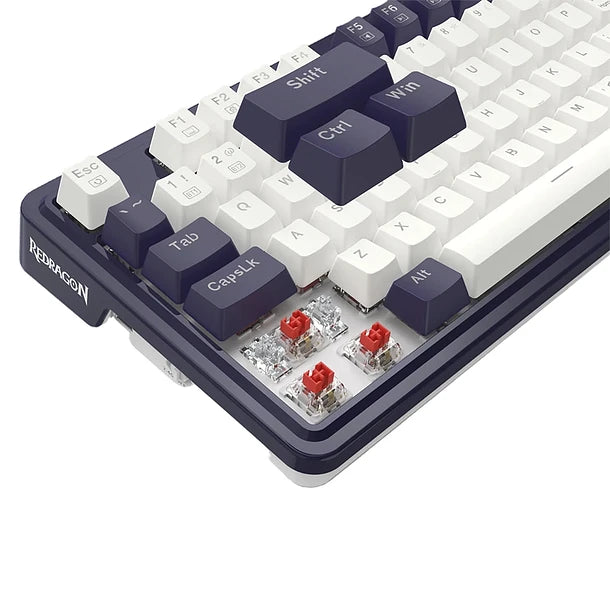 Teclado Mecánico Redragon Ucal PRO K673 RGB inalámbrico Blanco/ Negro Switch Red