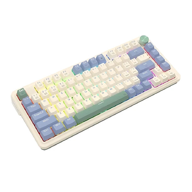 Teclado Mecánico Redragon Ucal PRO K673 RGB inalámbrico Beige Sw Red