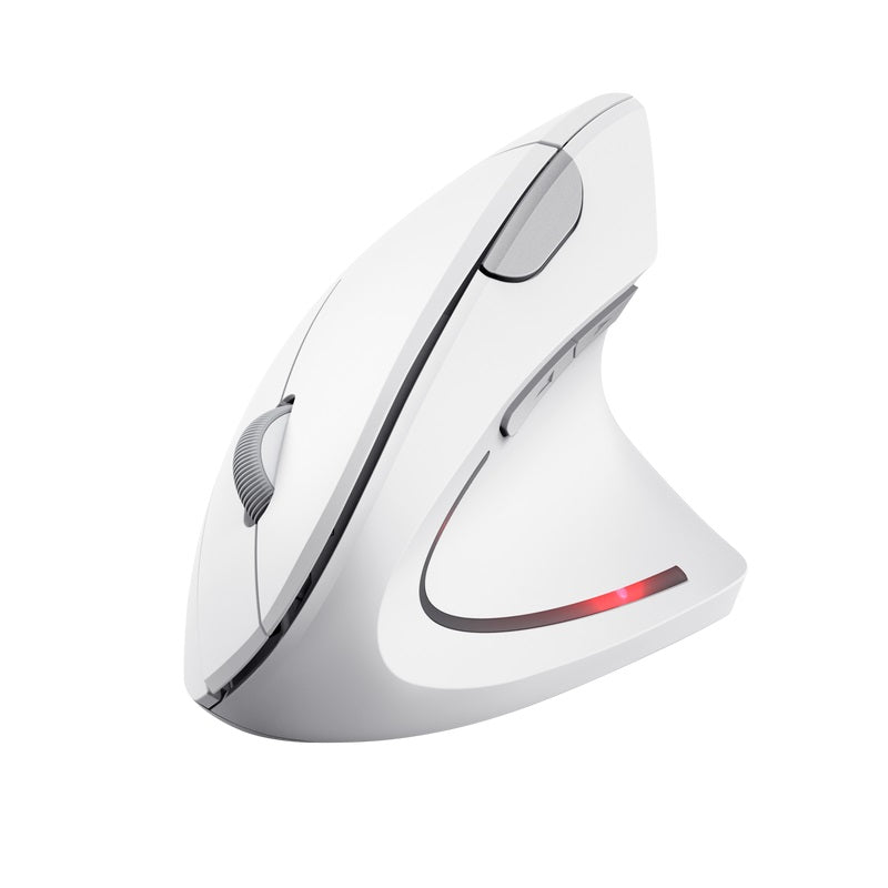 Mouse Trust Inalámbrico Ergonómico Verto White