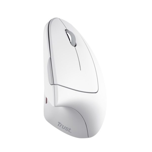 Mouse Trust Inalámbrico Ergonómico Verto White