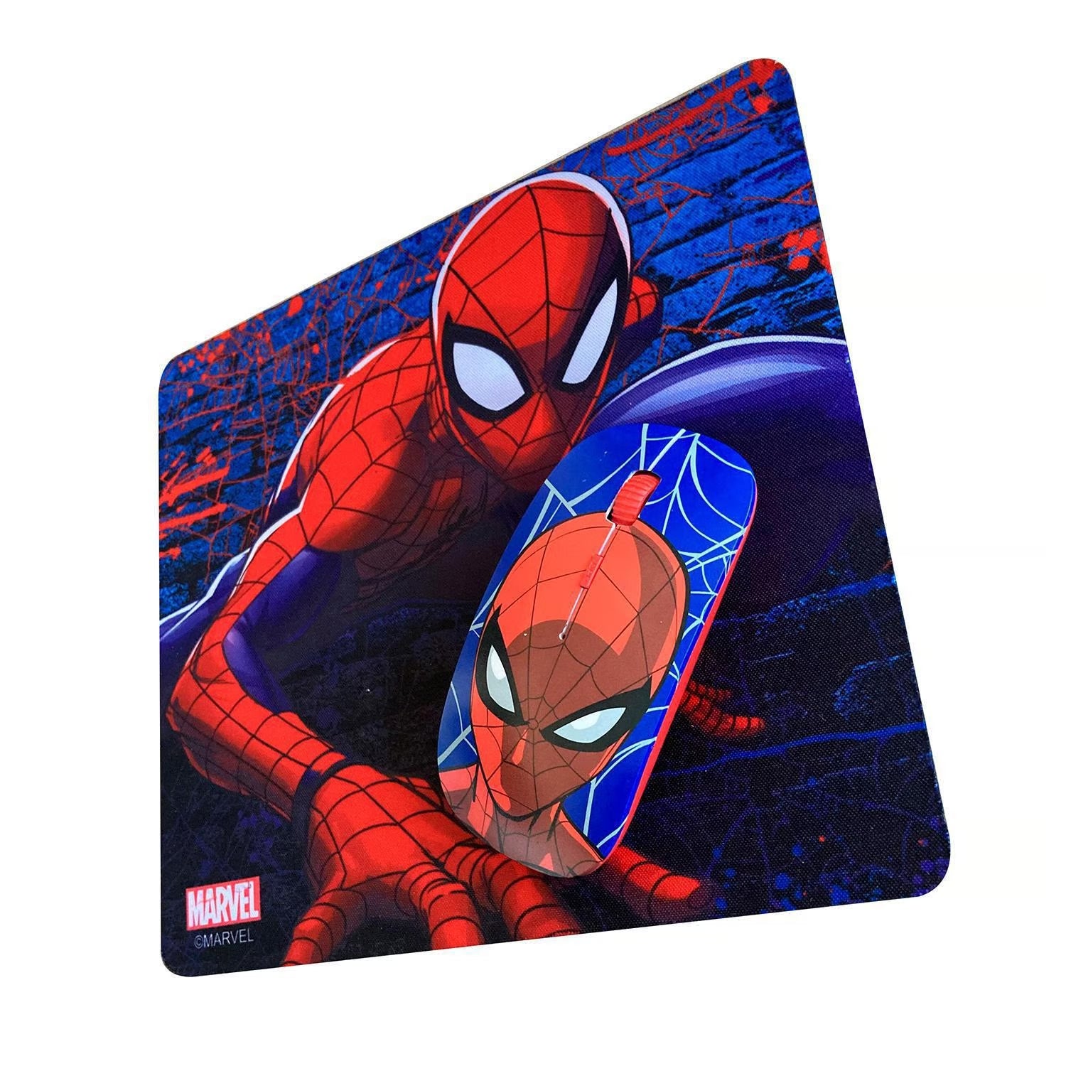 Kit Mouse Wireless + MousePad Spiderman 2