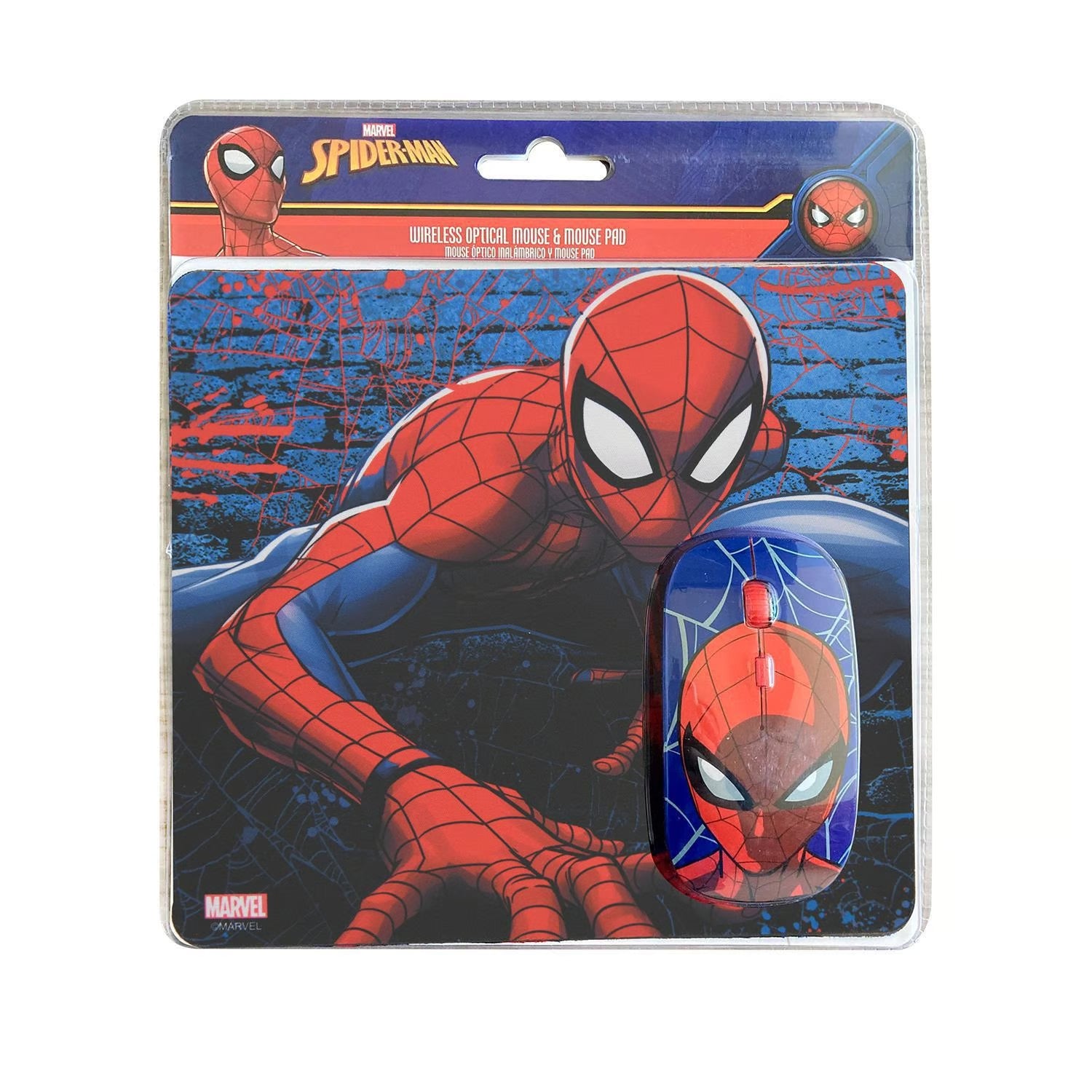 Kit Mouse Wireless + MousePad Spiderman 2