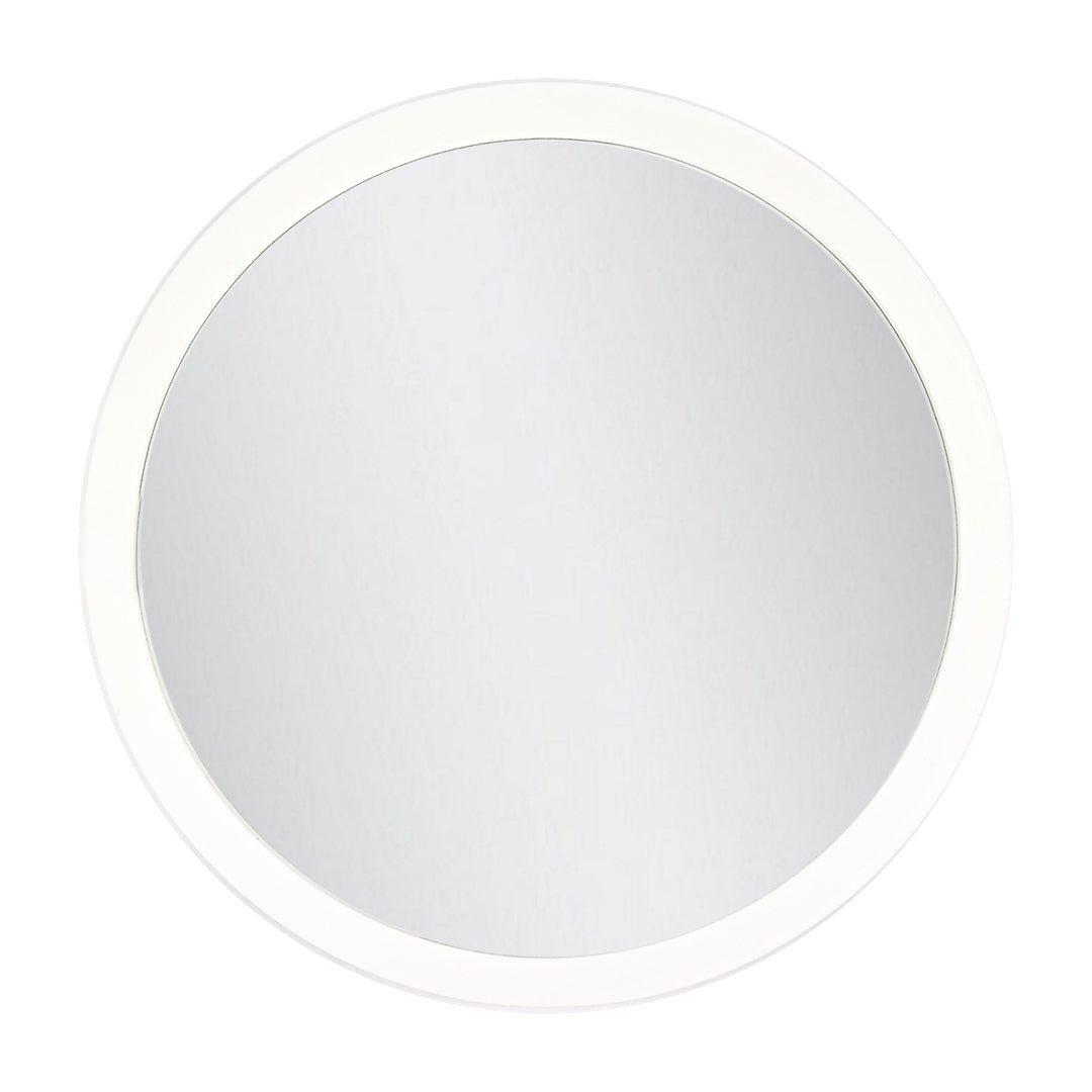 Espejo Decorativo Redondo Blanco 60x60CM